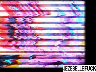 Jezebelle and leya share a surreal intimate moment