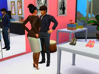 Cinderella Milf Gets Hardcore Anal In Shoe Store!