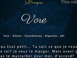 Vore French audio joi giantess 😍