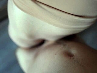i caught young guy with boner and helped him cum quick inside my pussy