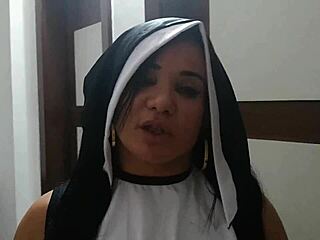 I'm nun Bianca confessing my sins to the priest, he giv me oral and fucked my ass.