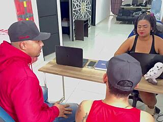 They searched for jobs and met an attractive boss