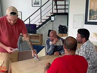 Old wife sucks monster cock while husband watches