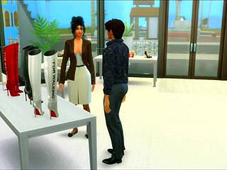 Cinderella Milf Gets Hardcore Anal In Shoe Store!