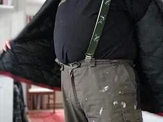 Chris old man strips and talks dirty