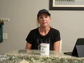 New step mom makes junior comfortable with big cock deepthroat.