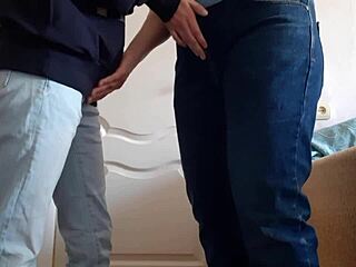 Teacher and student engage in risky mutual masturbation at university