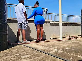 Sneaking Up On My Big Ass Neighbor And She Was Down For Doggystyle On Her Couch