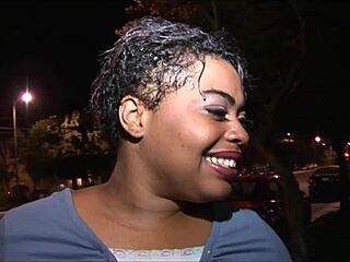 Pretty Chunky Black Babe Gets Her Brains Fucked Out In Doggy Style Fuck Session