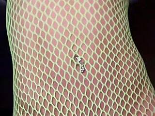 Nadia Diomo Twerks in Fishnet Bodysuit Slow Motion