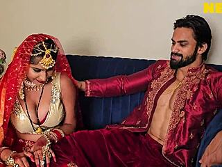 wild dulhan's first sex! newly married bride gets fucked hard with big cock!