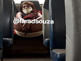 Watch Indian Crossdresser Slut Lara Dsouza Get Sexy in Bus Part 2!
