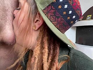 Cute Olivia makes that big dick cum with her hands and mouth