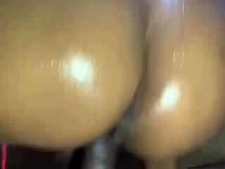 fucking my toy with shaved pussy squirting and dildo action in this wet cum video