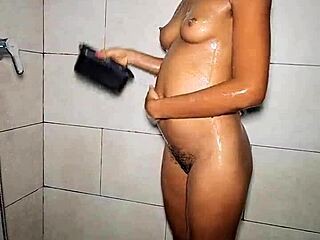 Sexy teen prepares for banging with small tits and petite body.