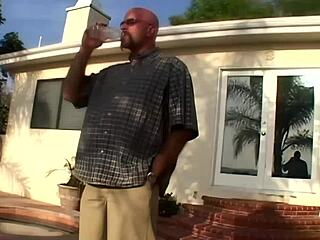 I love how Jersey Jaxin takes my big cock in her tight ass.