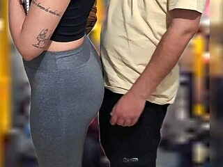 slutty student flashing on the bus gets a cumshot