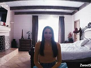 Ella Nova spreads and gets drilled by neighbor!