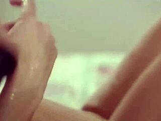 Two brunettes engage in passionate lesbian sex