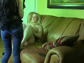 Hot Blonde Hannah And Skinny Brunette Olyssia Lick Their Sweet Pussies With Cum Tattoo Swallow