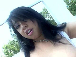 Horny chubby asian gets facial after doggystyle