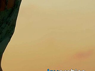 thrilling outdoor teasing with serena j's shaved pussy