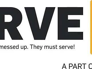 serve4k fast food delivery with european brunette 😋