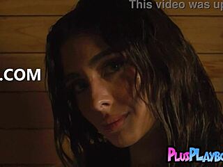 tru kait casually exposes curvy body in sexy bikini