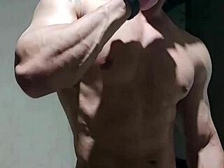 Strong muscular man fucks mature woman