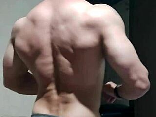 Strong muscular man fucks mature woman