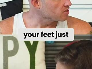 Caught in the moment with an older woman.