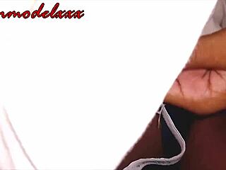 Hey fans, check out this sexy skinny latina model groping herself solo.