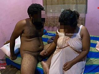 Debt-Ridden Wife Cheats on Husband with House Owner for Rent Payment via Hardcore Fucking and Blowjob