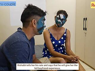 I give Sapna a hot massage then fuck her hard with my big cock in cowgirl and doggystyle