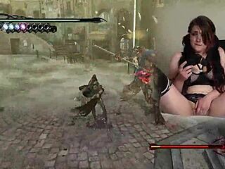 i'm playing bayonetta with my lovense connected, feeling so sexy as a bimbo