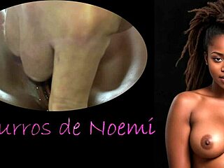 noemi whispers as father son do close up handjob masturbation in part 3