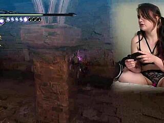 i'm playing bayonetta with my lovense connected, feeling so sexy as a bimbo