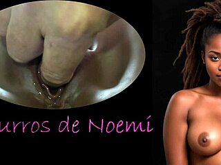 noemi whispers as father son do close up handjob masturbation in part 3