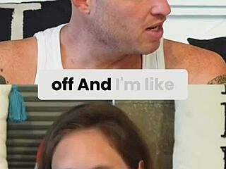 Caught in the moment with an older woman.