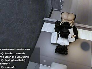 Cute Roblox Slut With Big Ass Loves Cum And Gets Soaked