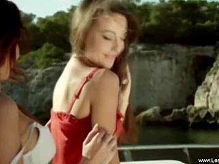 Kissing and loving lesbians together again to enjoy