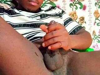 Sexyjayla254 Boldly Jerks Off Big Black Oiled Dick