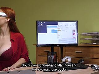 loan4k: big-breasted woman gives vagina for money