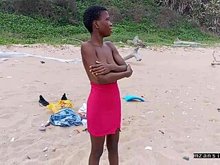 Passionate beach sex vacation with wet pussy
