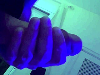 Matt Lee masturbates his huge cock to cum