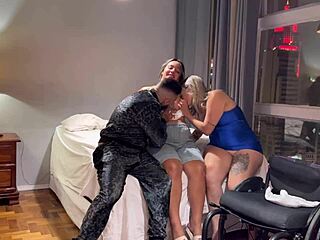 Petite Tanned Girl Moaning with Monster Cock