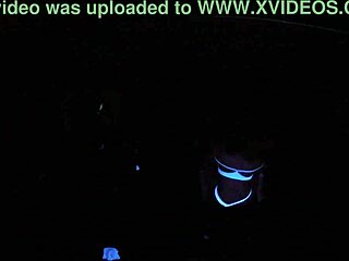 Scarlett johnson under blacklight in intense pov sex