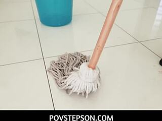 i am the stepson, and busty milf christie stevens enjoys our stepfamily traditions with deepthroat and sex