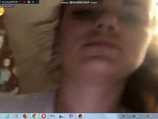 sexy brunette girl shows her big tits on webcam. so hot! 😍