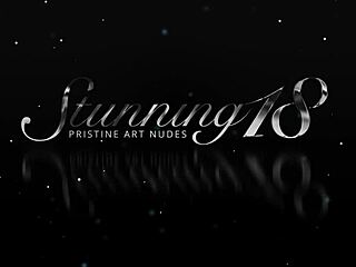 Horny teen Junia pleasures her tight body with a vibrator in lingerie